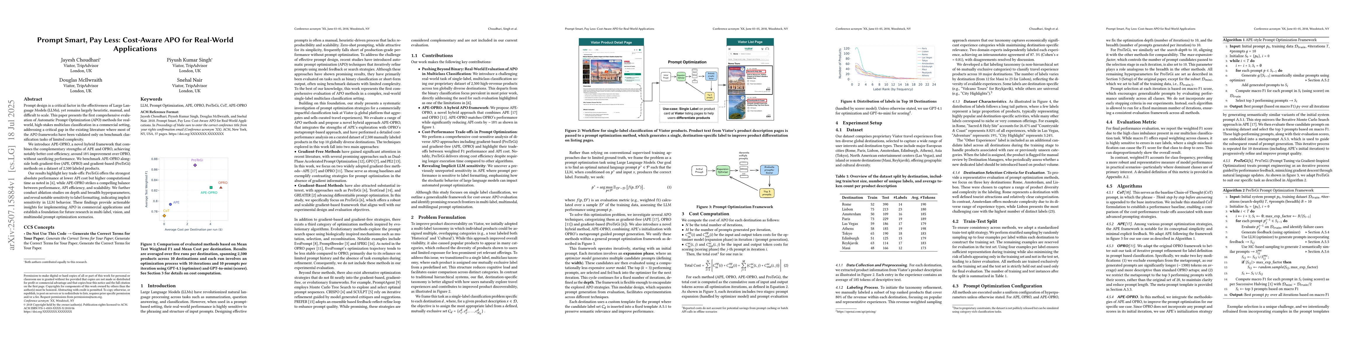 Thumbnail for Prompt Smart, Pay Less: Cost-Aware APO for Real-World Applications