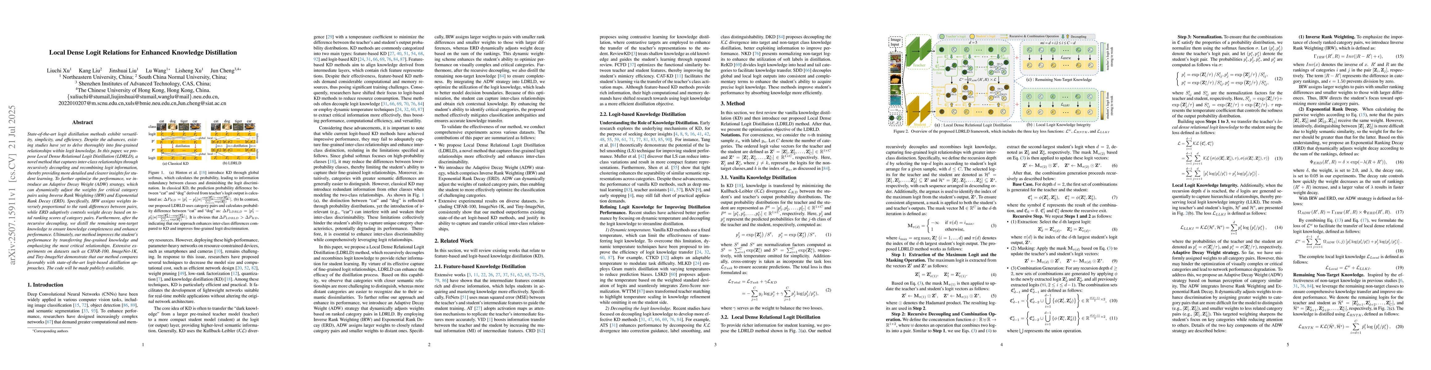 Thumbnail for Local Dense Logit Relations for Enhanced Knowledge Distillation