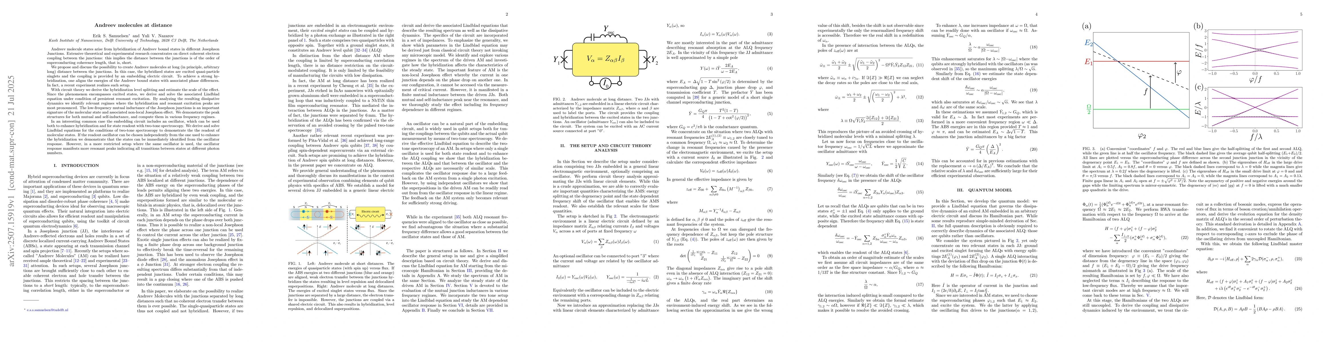 Thumbnail for Andreev molecules at distance