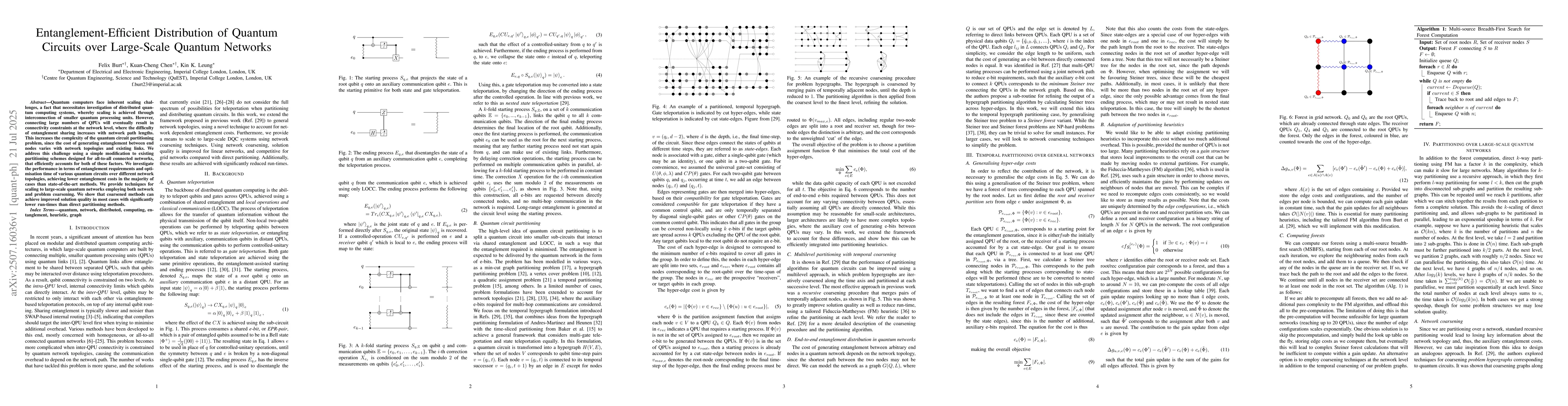 Thumbnail for Entanglement-Efficient Compilation of Quantum Circuits over Large-Scale
  Quantum Networks