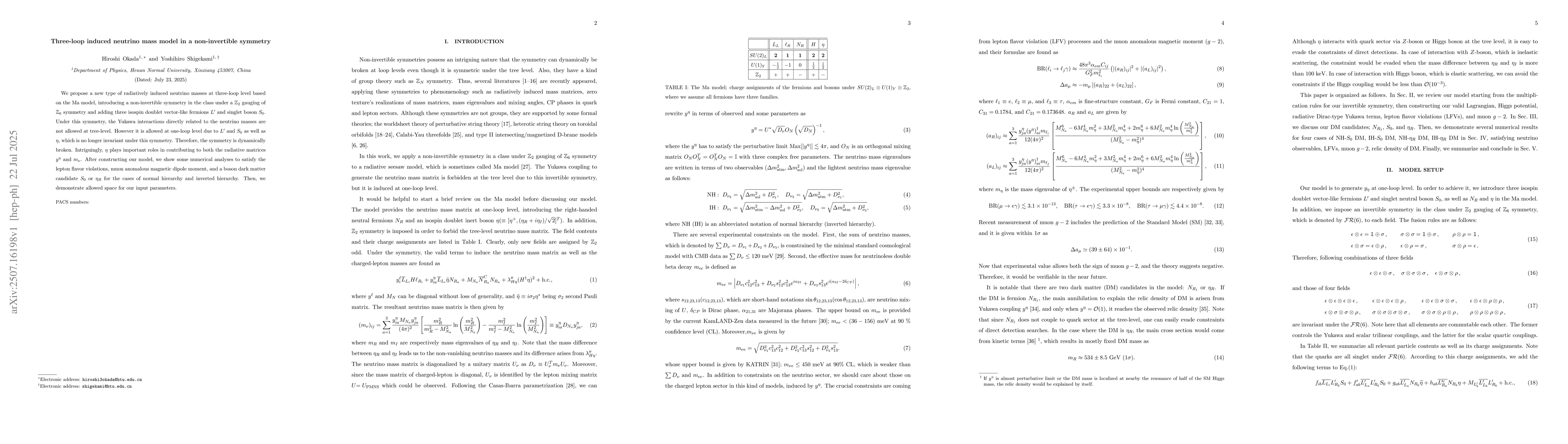 Thumbnail for Three-loop induced neutrino mass model in a non-invertible symmetry