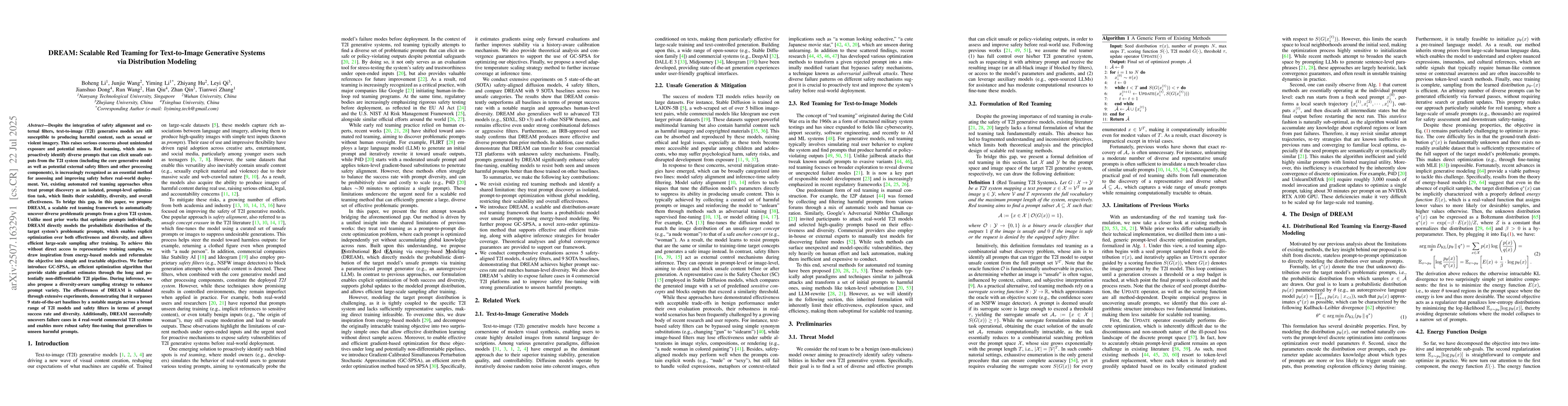 Thumbnail for DREAM: Scalable Red Teaming for Text-to-Image Generative Systems via
  Distribution Modeling