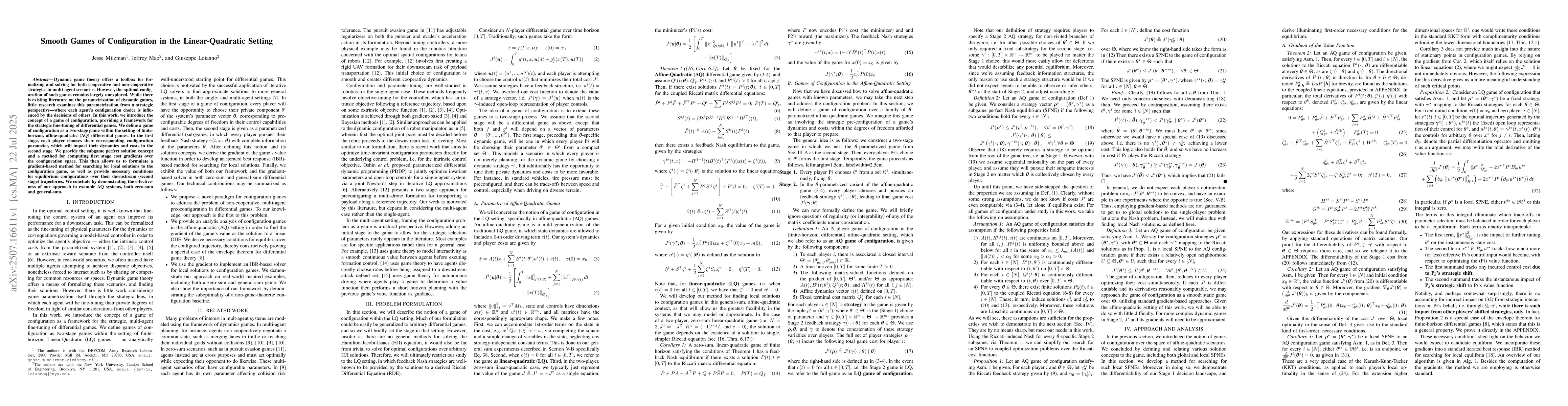 Thumbnail for Smooth Games of Configuration in the Linear-Quadratic Setting