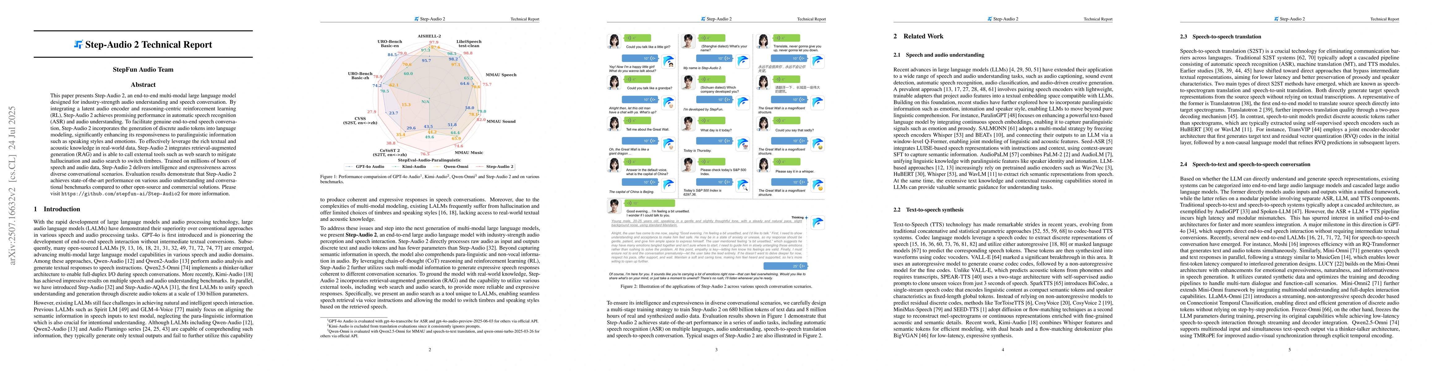 Thumbnail for Step-Audio 2 Technical Report