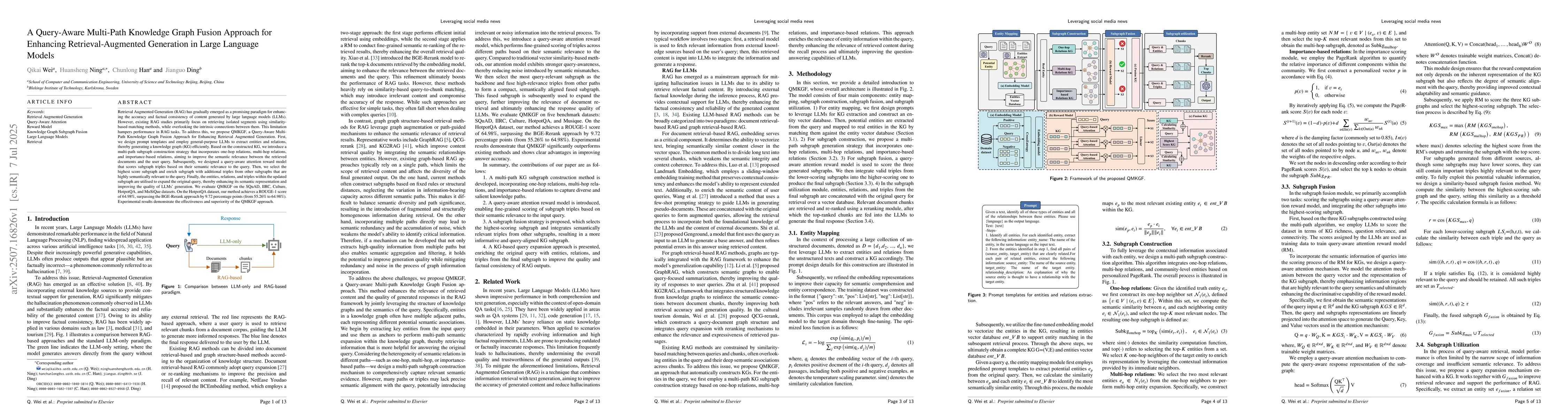 Thumbnail for A Query-Aware Multi-Path Knowledge Graph Fusion Approach for Enhancing
  Retrieval-Augmented Generation in Large Language Models