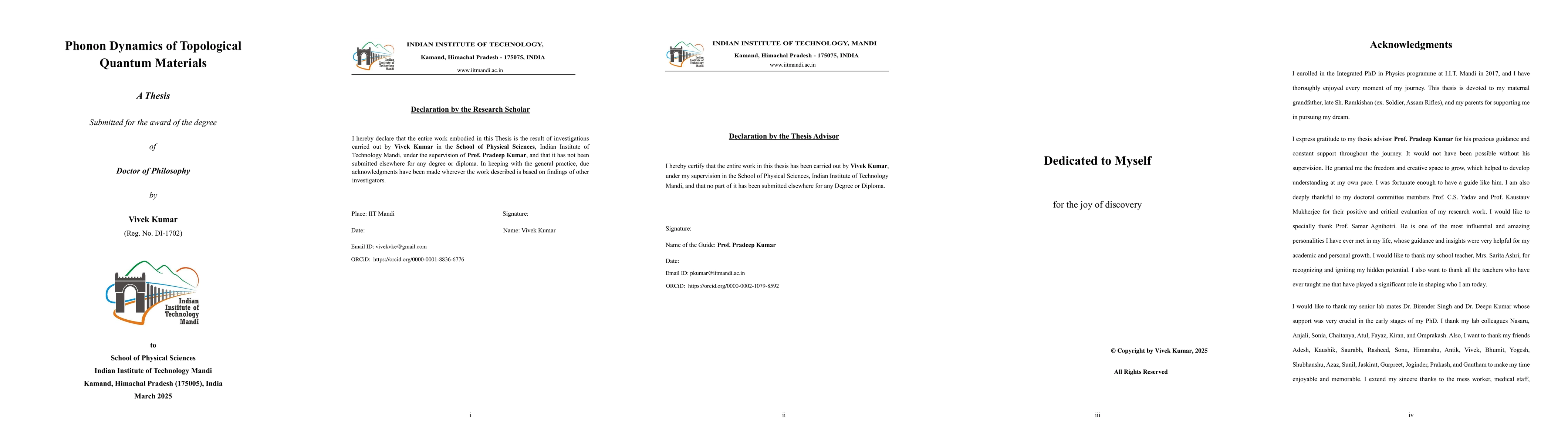 Thumbnail for Phonon Dynamics of Topological Quantum Materials