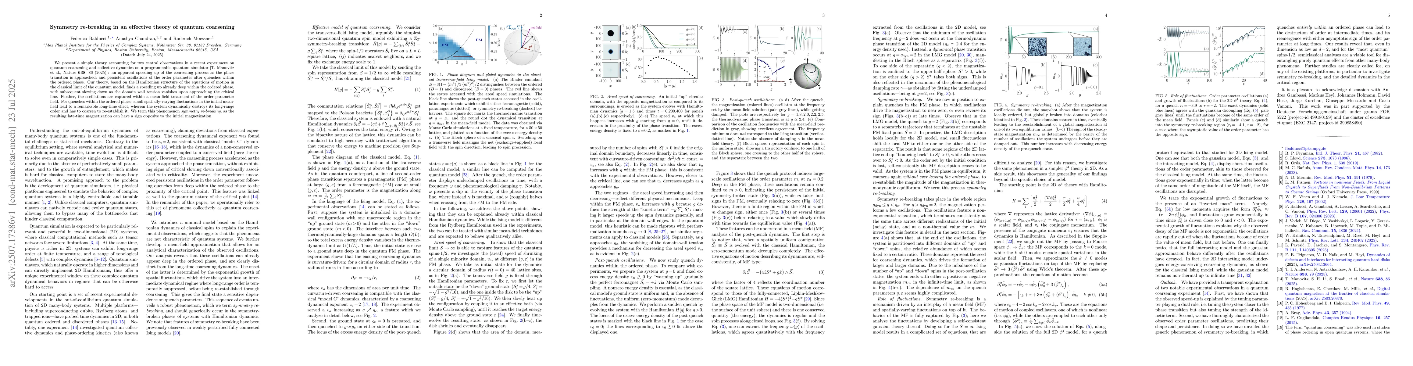 Thumbnail for Symmetry re-breaking in an effective theory of quantum coarsening