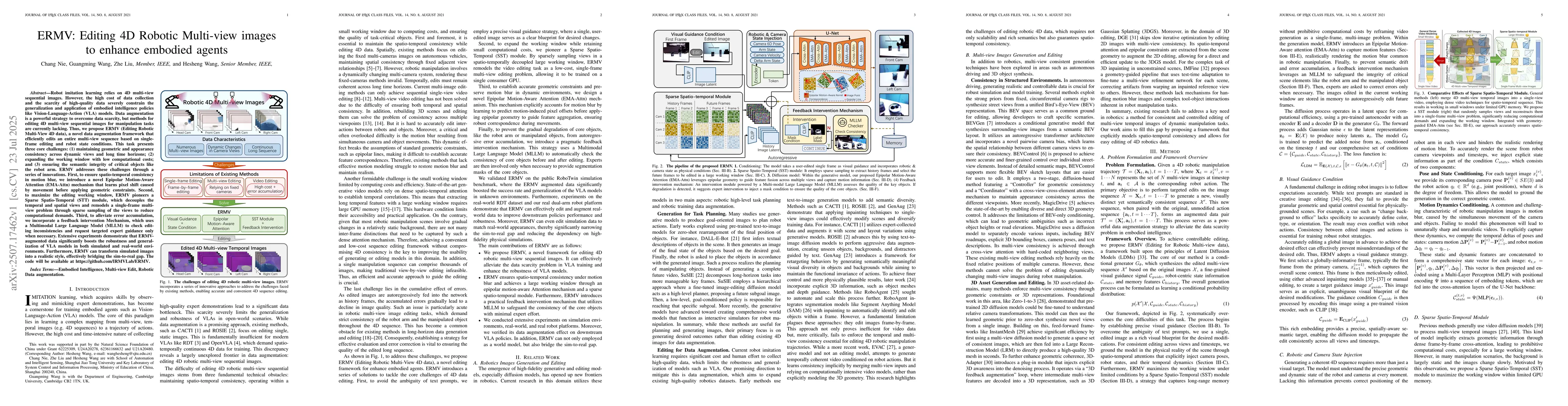 Thumbnail for ERMV: Editing 4D Robotic Multi-view images to enhance embodied agents