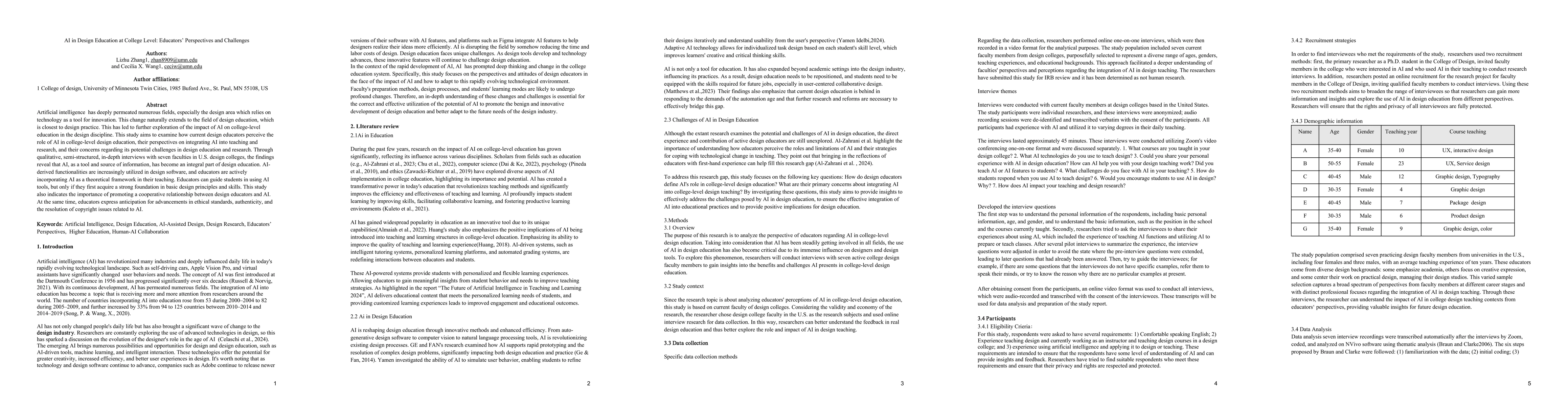 Thumbnail for AI in Design Education at College Level-Educators' Perspectives and
  Challenges