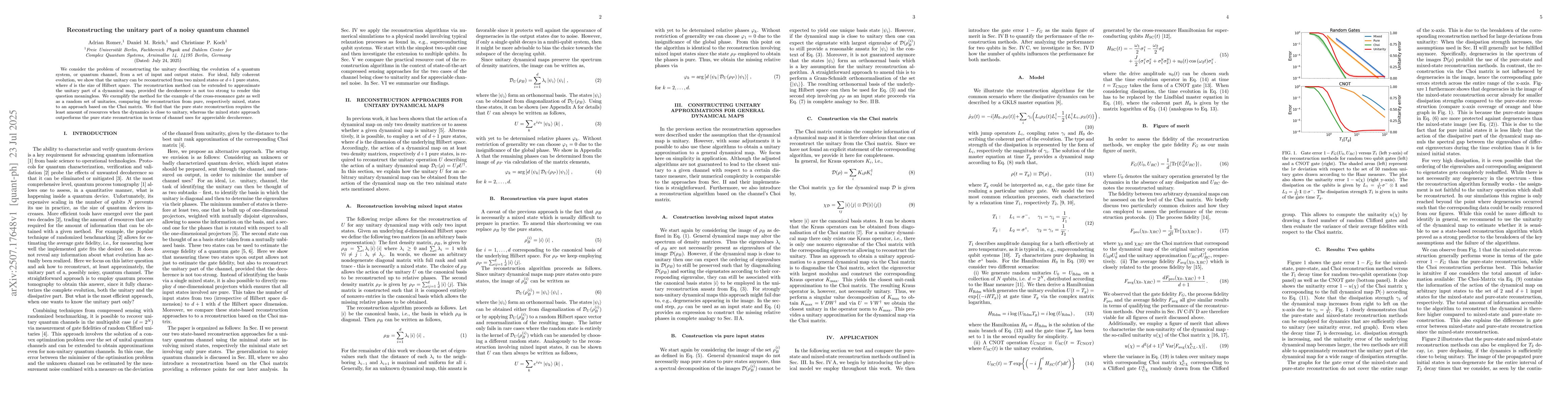 Thumbnail for Reconstructing the unitary part of a noisy quantum channel