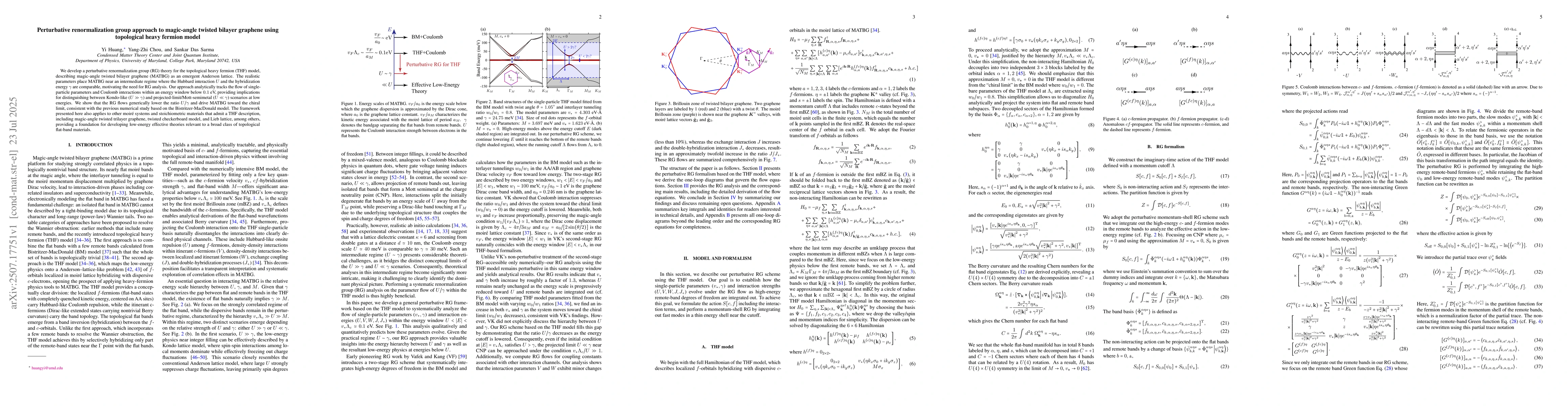 Thumbnail for Perturbative renormalization group approach to magic-angle twisted
  bilayer graphene using topological heavy fermion model