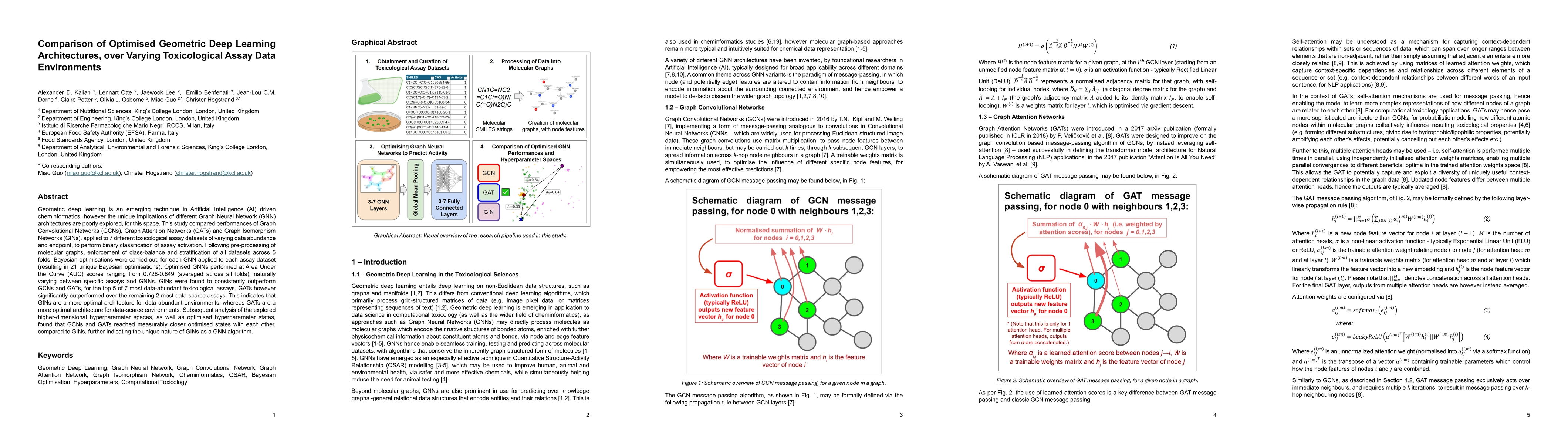 Thumbnail for Comparison of Optimised Geometric Deep Learning Architectures, over
  Varying Toxicological Assay Data Environments