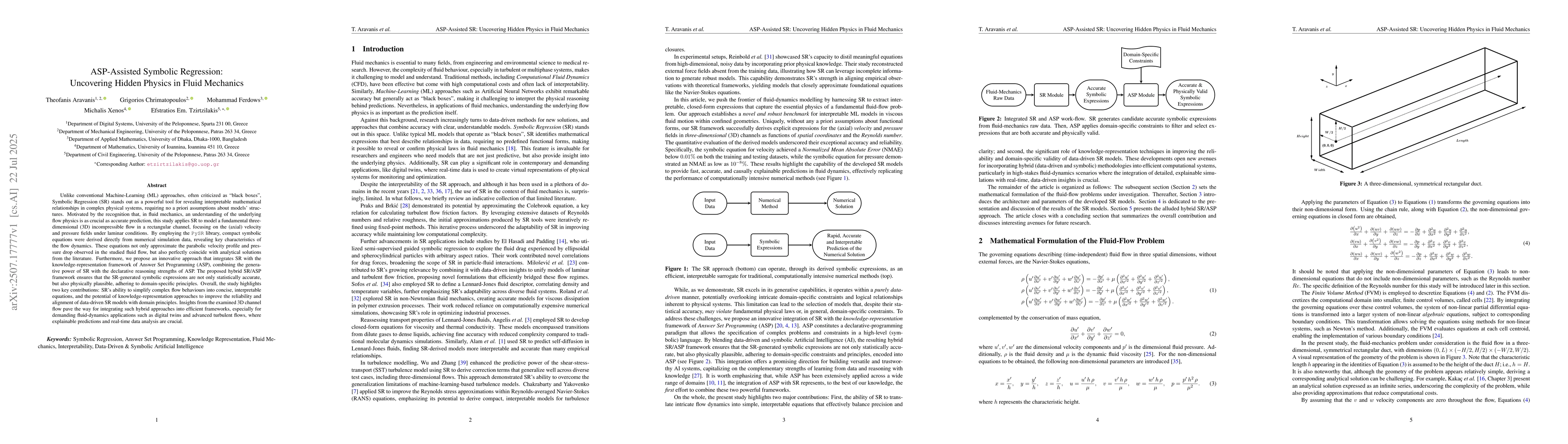 Thumbnail for ASP-Assisted Symbolic Regression: Uncovering Hidden Physics in Fluid
  Mechanics