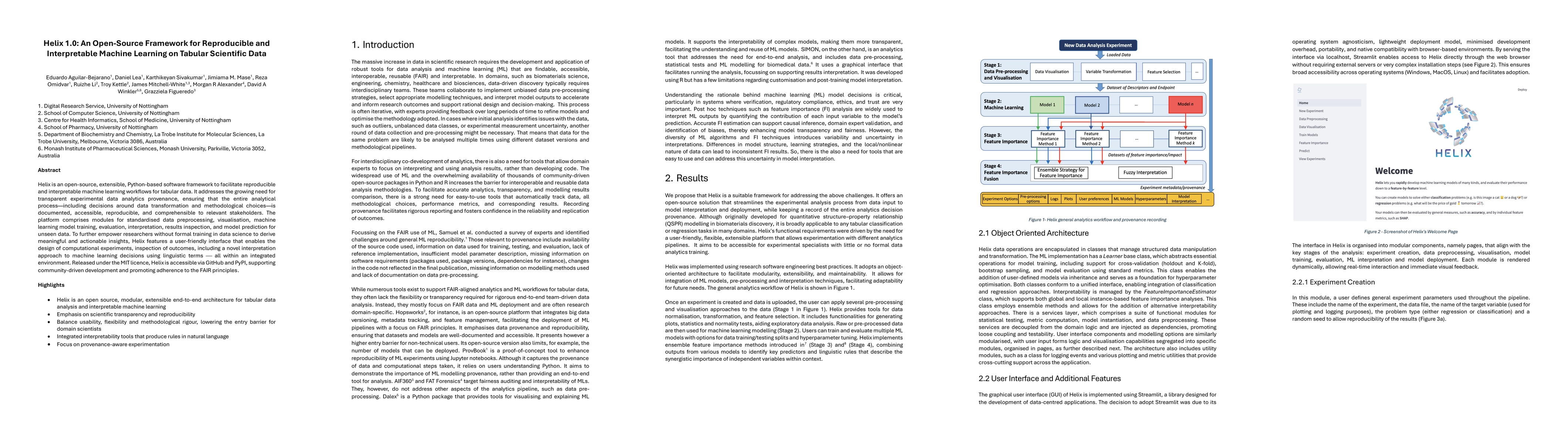 Thumbnail for Helix 1.0: An Open-Source Framework for Reproducible and Interpretable
  Machine Learning on Tabular Scientific Data
