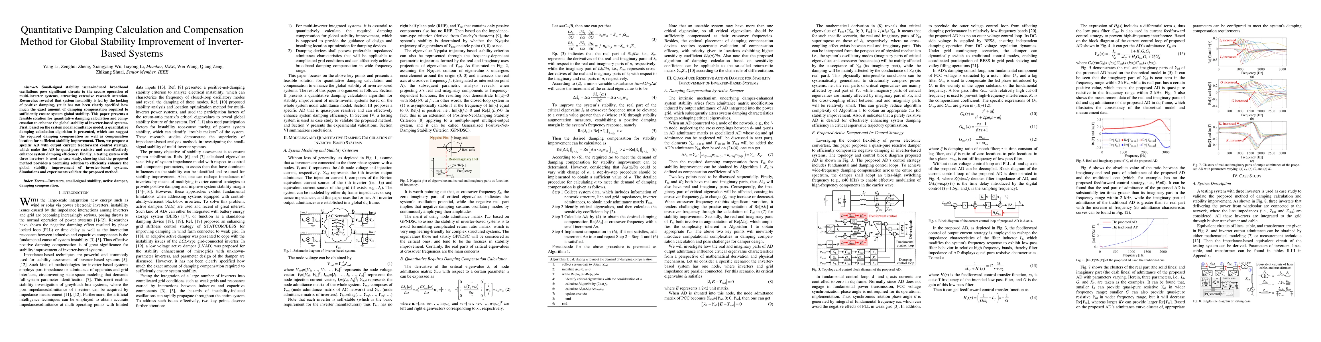 Thumbnail for Quantitative Damping Calculation and Compensation Method for Global
  Stability Improvement of Inverter-Based Systems