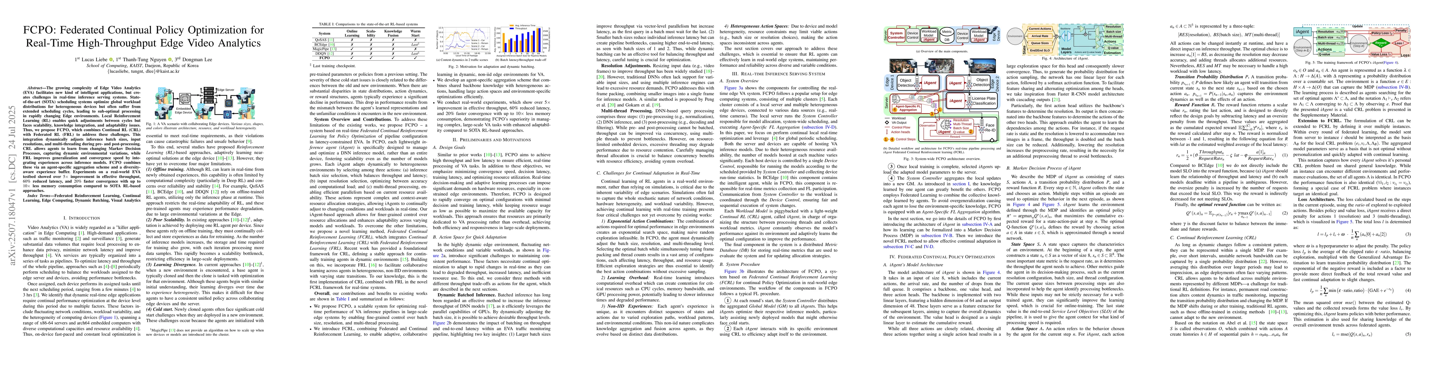 Thumbnail for FCPO: Federated Continual Policy Optimization for Real-Time
  High-Throughput Edge Video Analytics