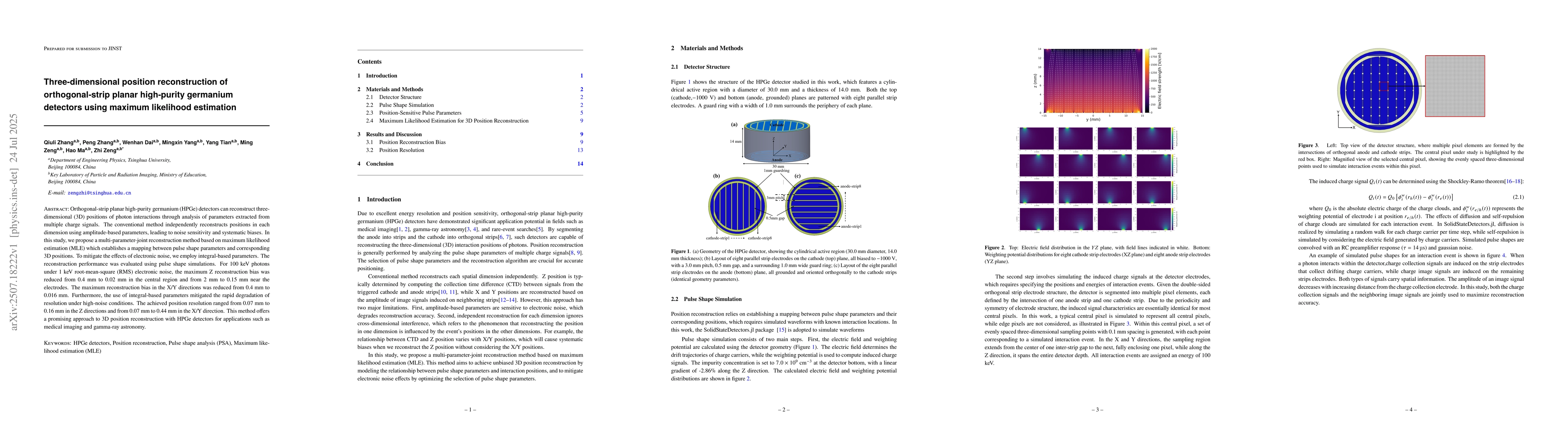Thumbnail for Three-dimensional position reconstruction of orthogonal-strip planar
  high-purity germanium detectors using maximum likelihood estimation