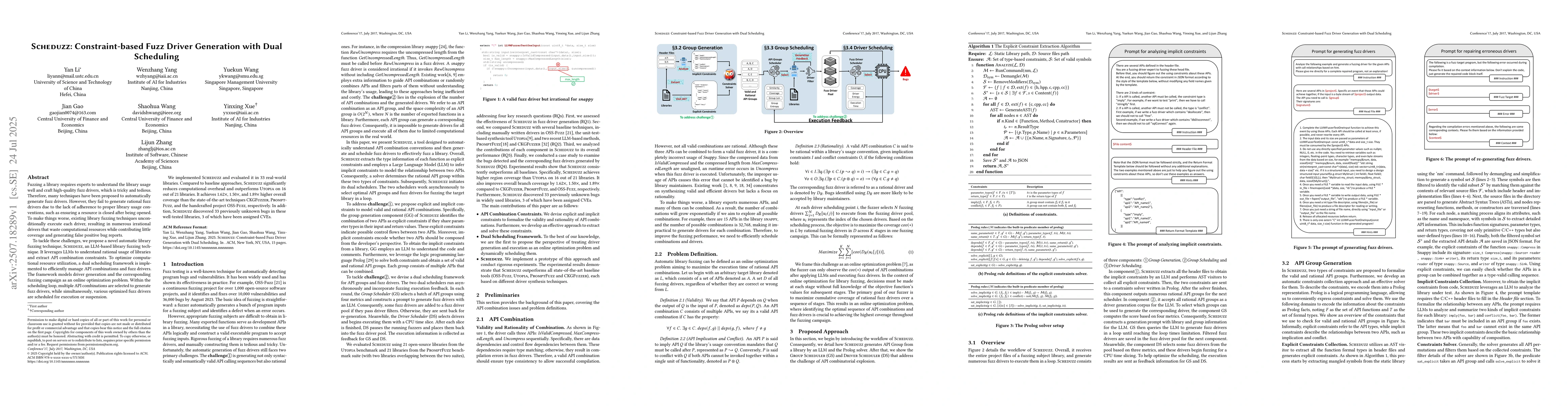 Thumbnail for Scheduzz: Constraint-based Fuzz Driver Generation with Dual Scheduling