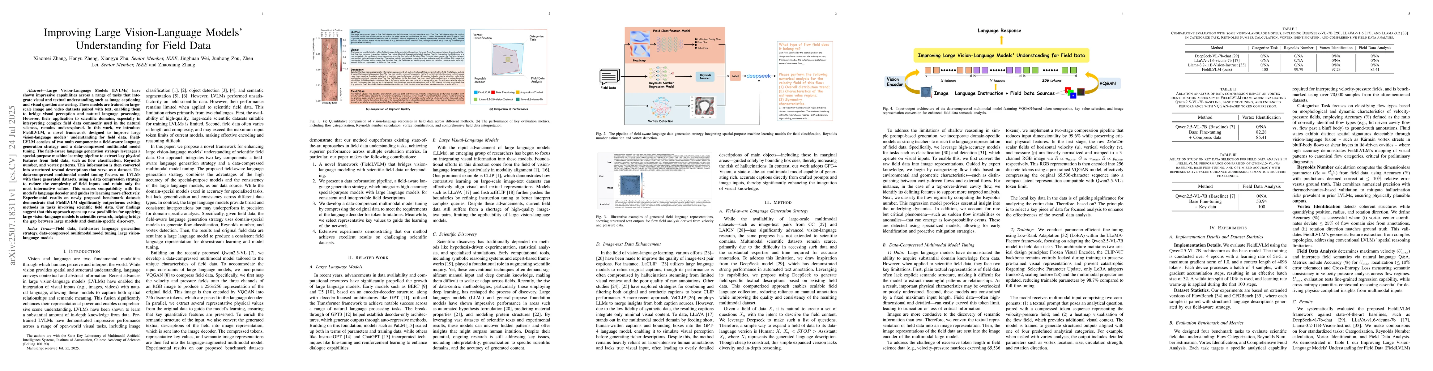 Thumbnail for Improving Large Vision-Language Models' Understanding for Field Data
