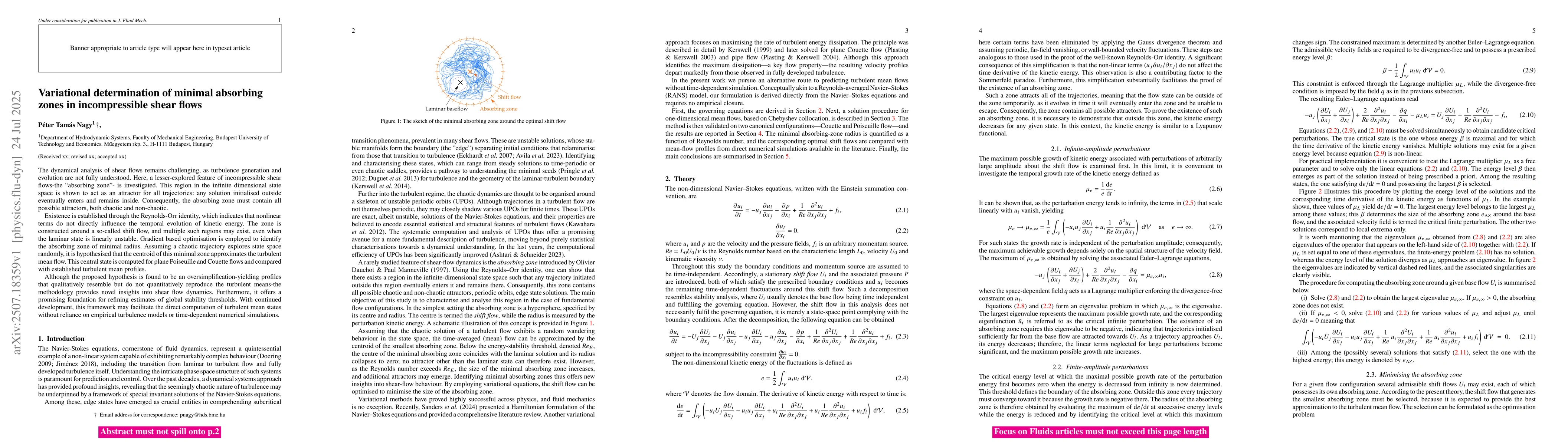 Thumbnail for Variational determination of minimal absorbing zones in incompressible
  shear flows