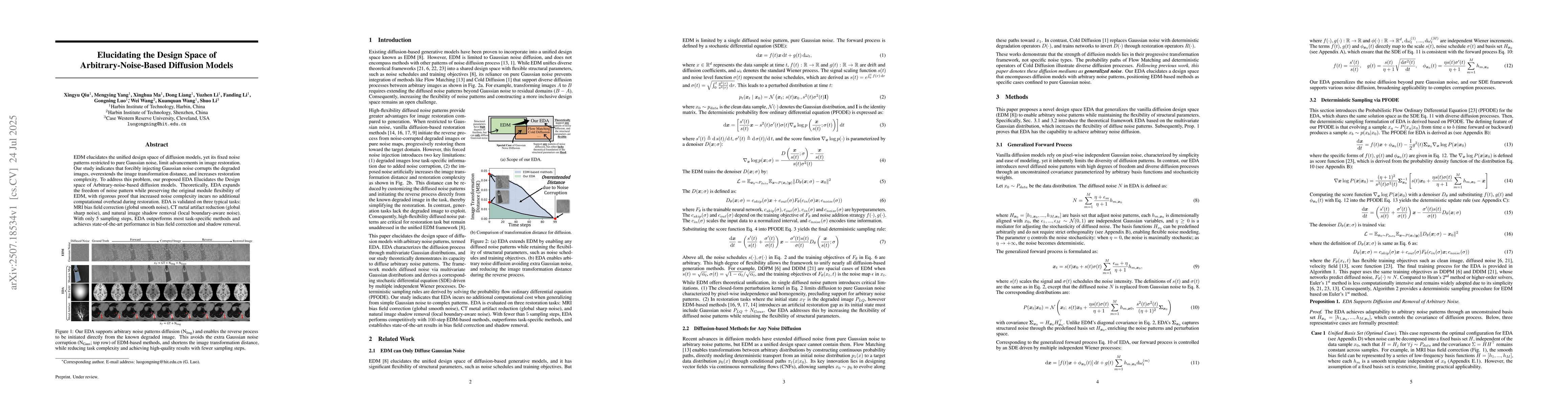 Thumbnail for Elucidating the Design Space of Arbitrary-Noise-Based Diffusion Models