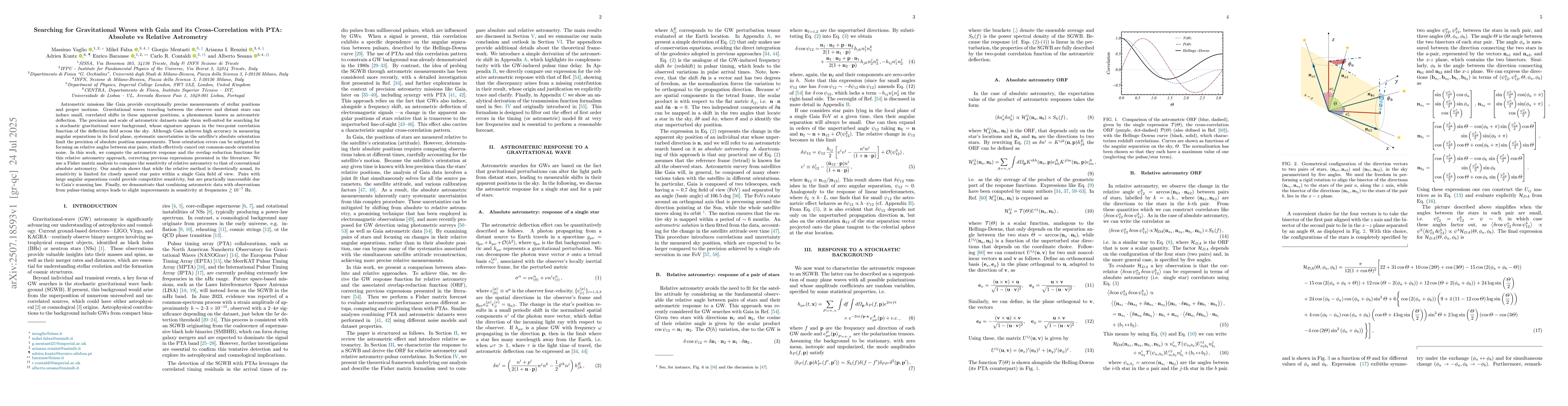 Thumbnail for Searching for Gravitational Waves with Gaia and its Cross-Correlation
  with PTA: Absolute vs Relative Astrometry