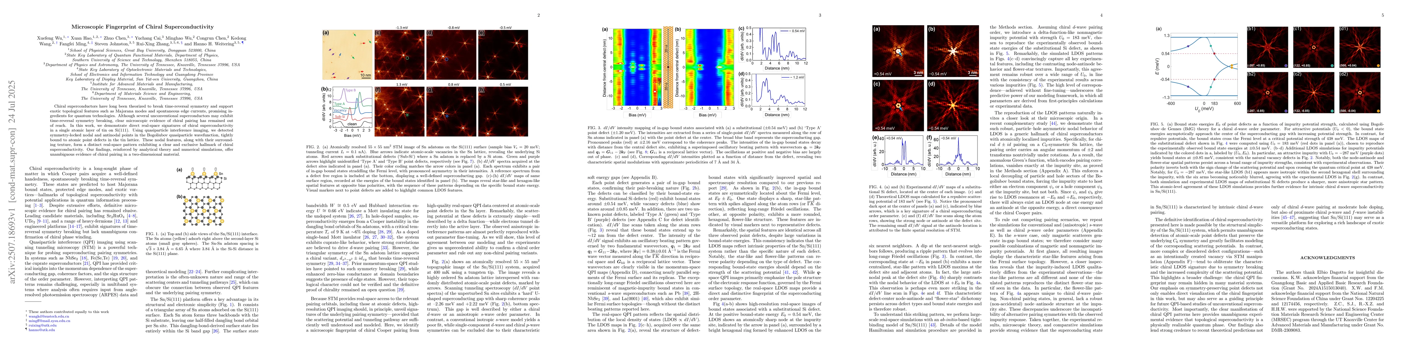 Thumbnail for Microscopic Fingerprint of Chiral Superconductivity