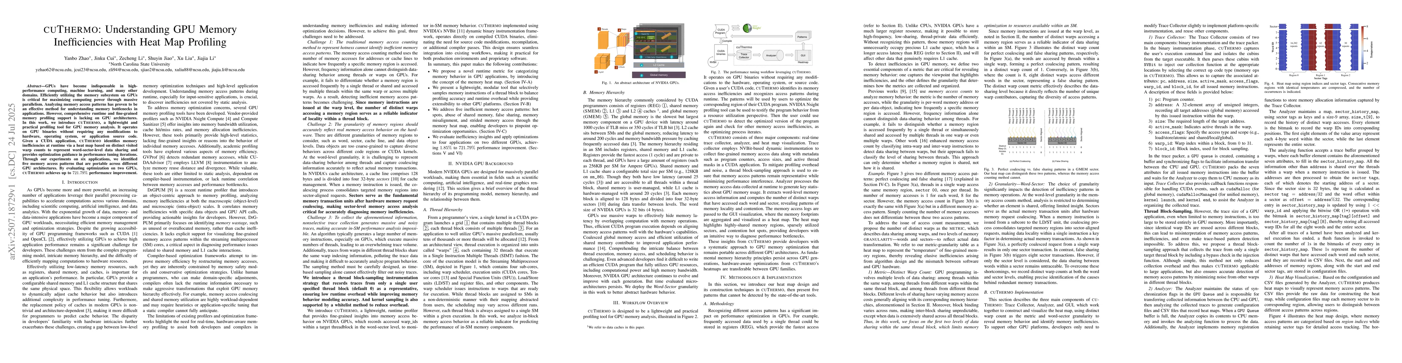 Thumbnail for CUTHERMO: Understanding GPU Memory Inefficiencies with Heat Map
  Profiling