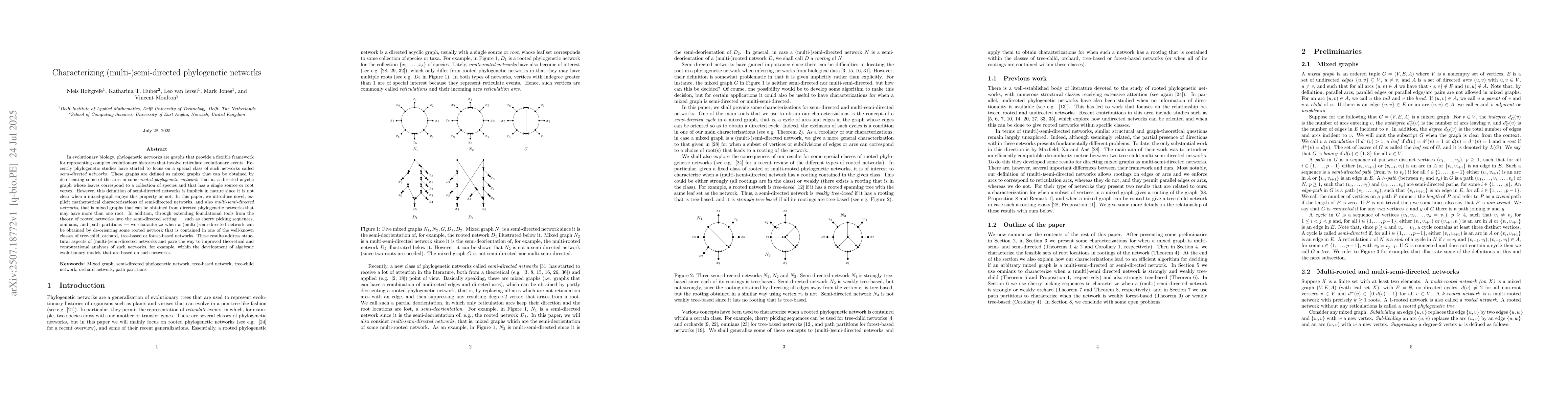 Thumbnail for Characterizing (multi-)semi-directed phylogenetic networks