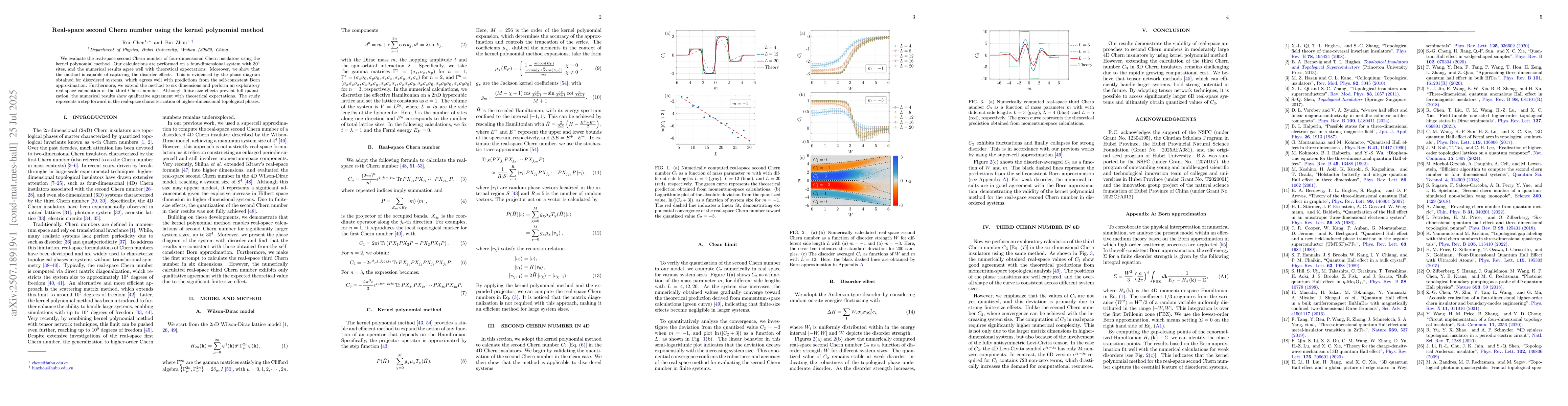 Thumbnail for Real-space second Chern number using the kernel polynomial method