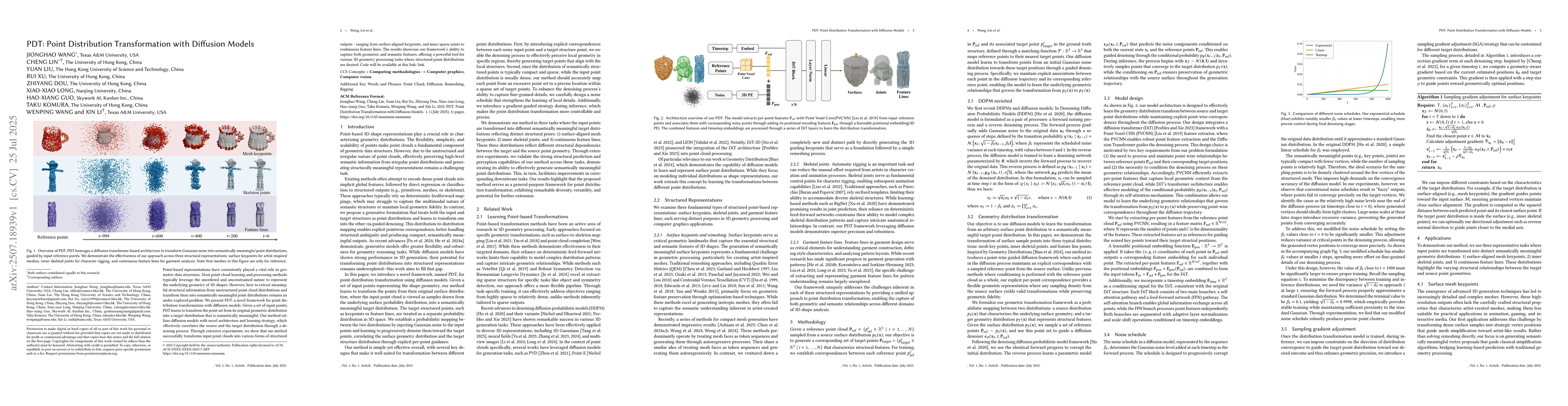 Thumbnail for PDT: Point Distribution Transformation with Diffusion Models