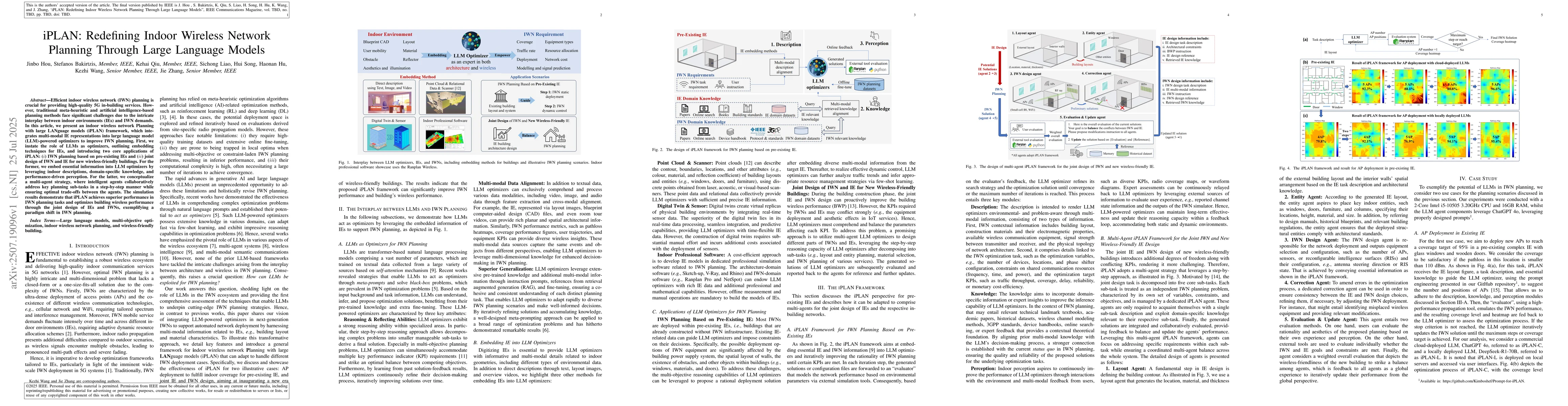 Thumbnail for iPLAN: Redefining Indoor Wireless Network Planning Through Large
  Language Models