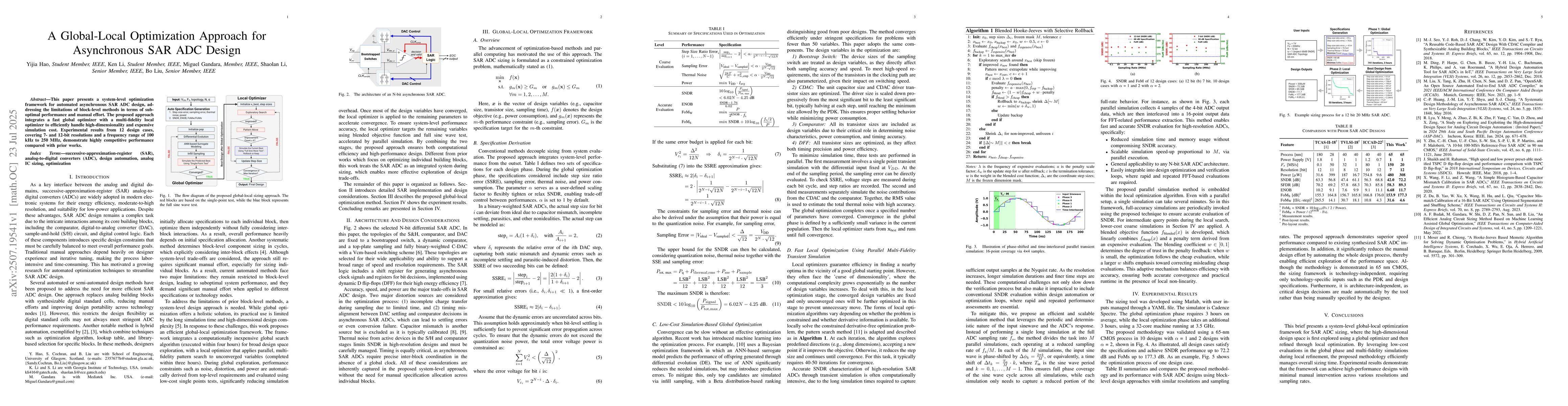 Thumbnail for A Global-Local Optimization Approach for Asynchronous SAR ADC Design