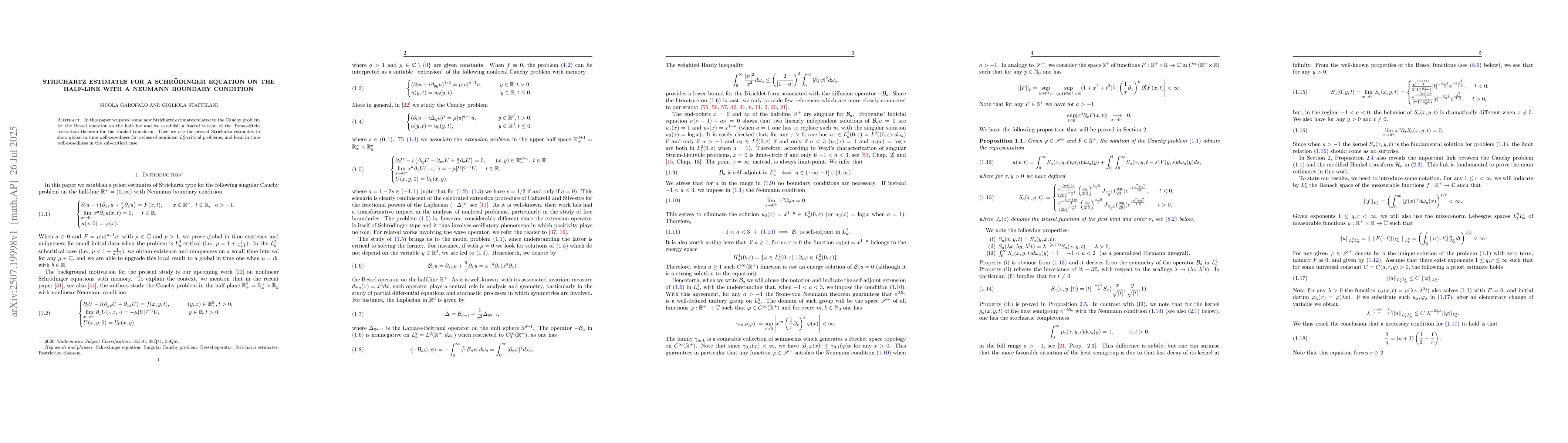 Thumbnail for Strichartz estimates for a Schrödinger equation on the half-line with
  a Neumann boundary condition