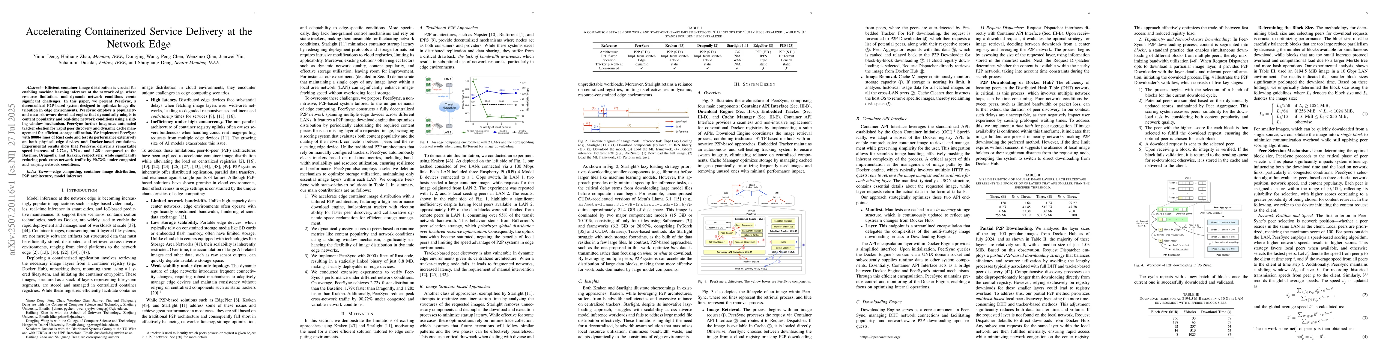 Thumbnail for Accelerating Containerized Service Delivery at the Network Edge