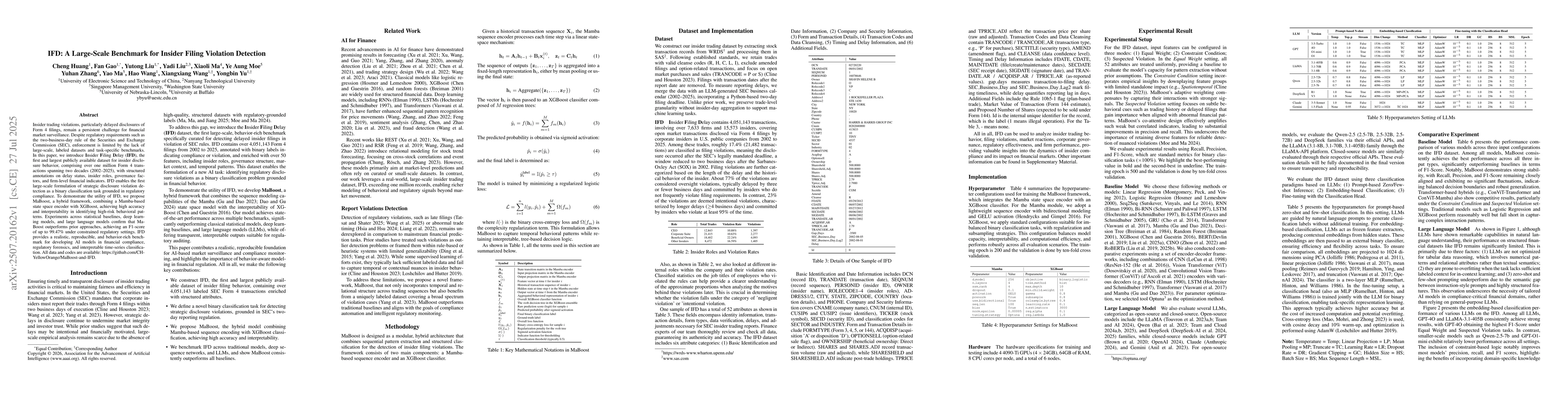 Thumbnail for IFD: A Large-Scale Benchmark for Insider Filing Violation Detection