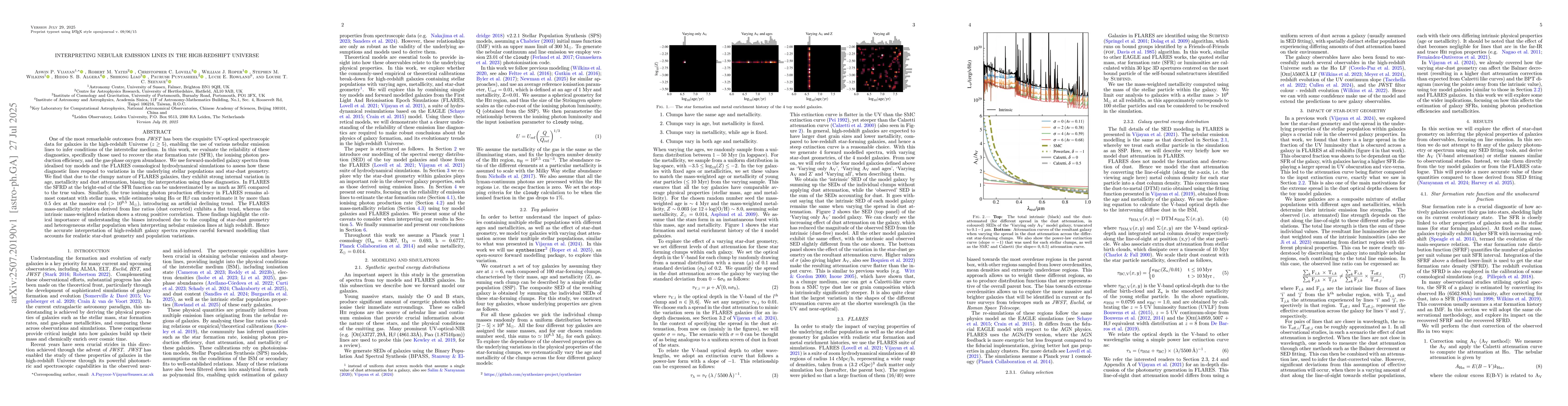 Thumbnail for Interpreting nebular emission lines in the high-redshift Universe