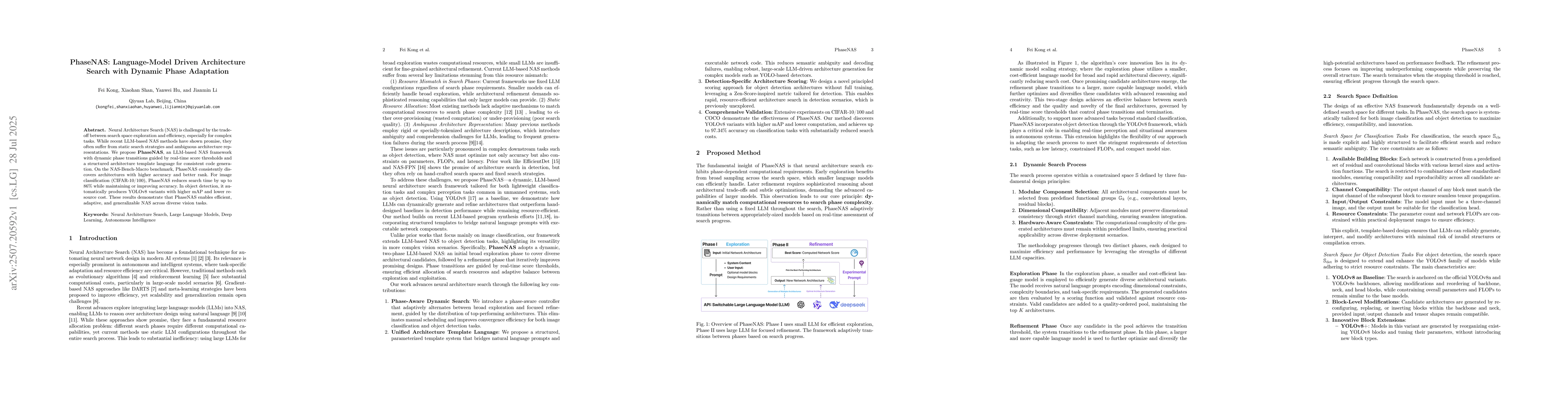 Thumbnail for PhaseNAS: Language-Model Driven Architecture Search with Dynamic Phase
  Adaptation
