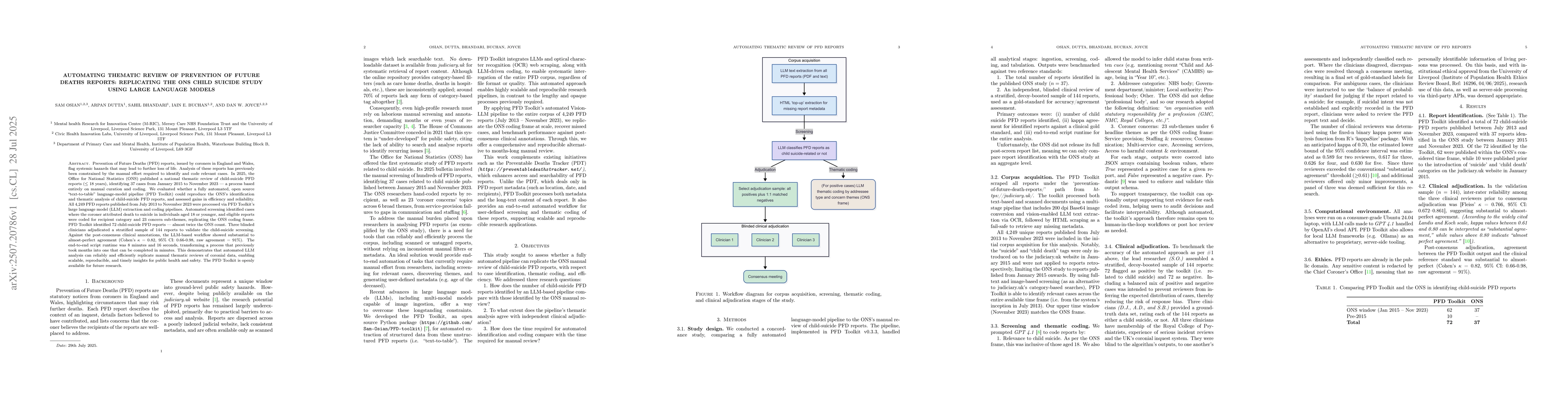 Thumbnail for Automating Thematic Review of Prevention of Future Deaths Reports:
  Replicating the ONS Child Suicide Study using Large Language Models