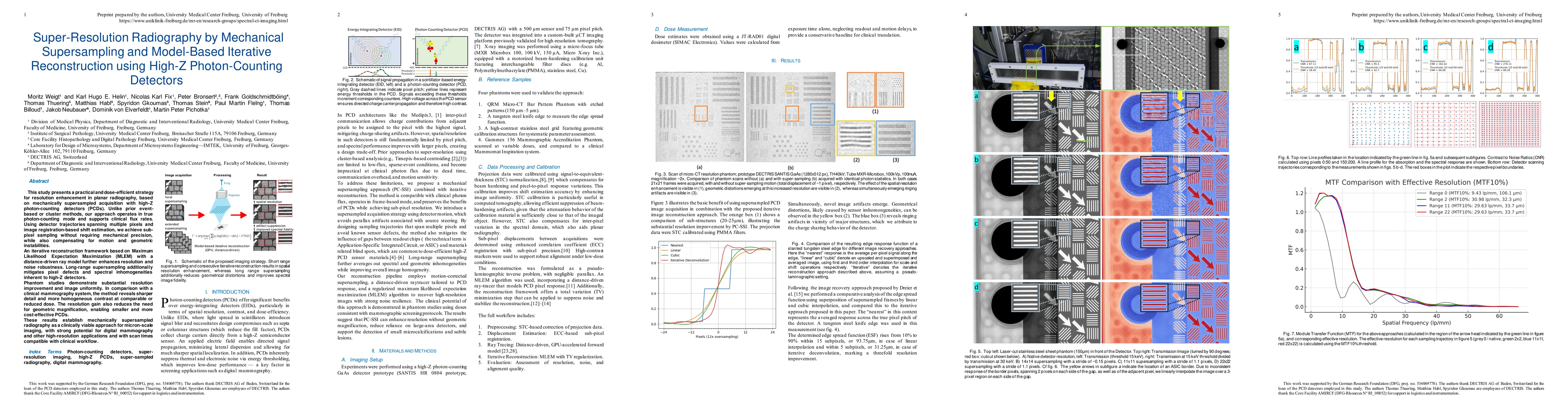 Thumbnail for Super-Resolution Radiography by Mechanical Supersampling and Model-Based
  Iterative Reconstruction using High-Z Photon-Counting Detectors