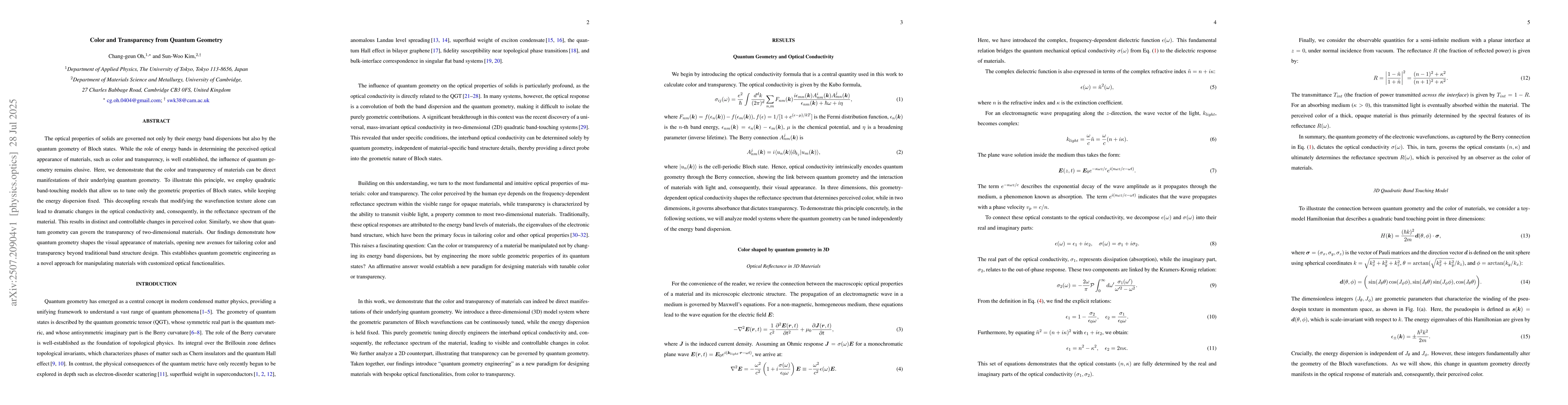 Thumbnail for Color and Transparency from Quantum Geometry