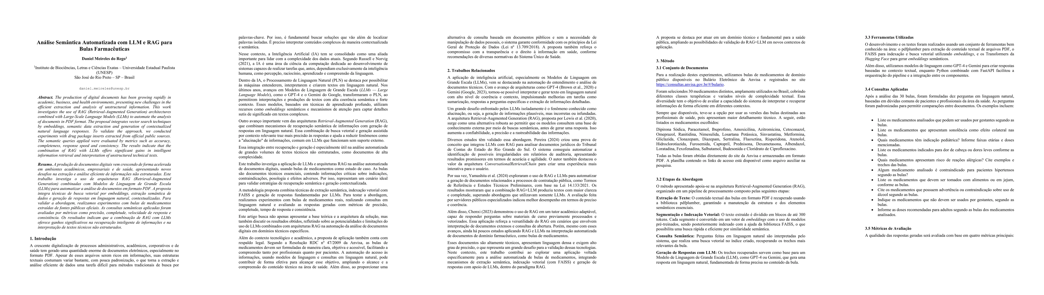 Thumbnail for Analise Semantica Automatizada com LLM e RAG para Bulas Farmaceuticas
