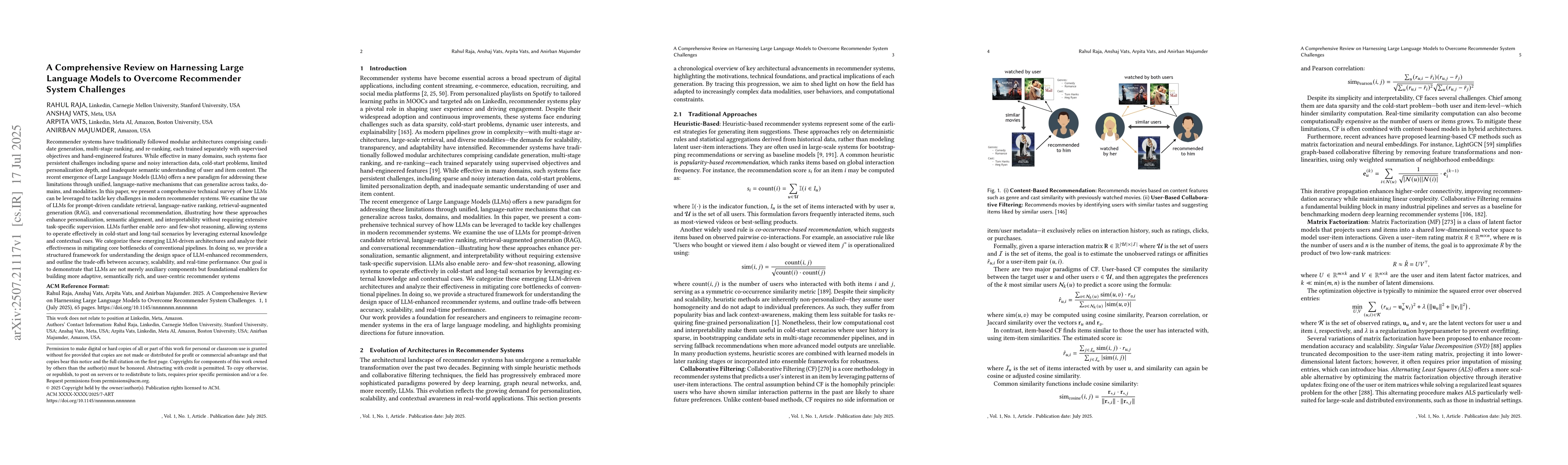 Thumbnail for A Comprehensive Review on Harnessing Large Language Models to Overcome
  Recommender System Challenges