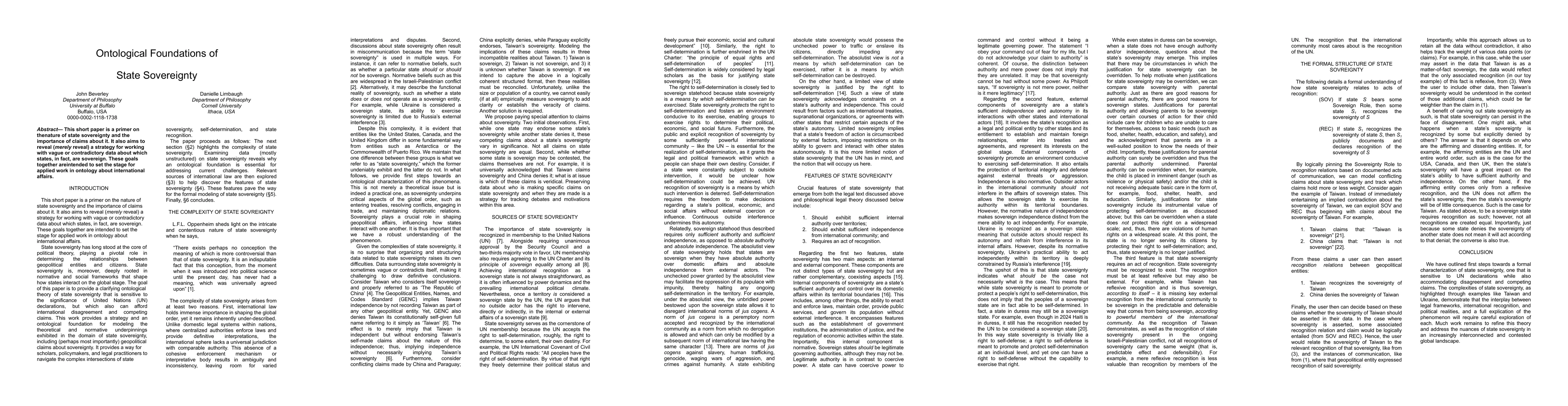 Thumbnail for Ontological Foundations of State Sovereignty