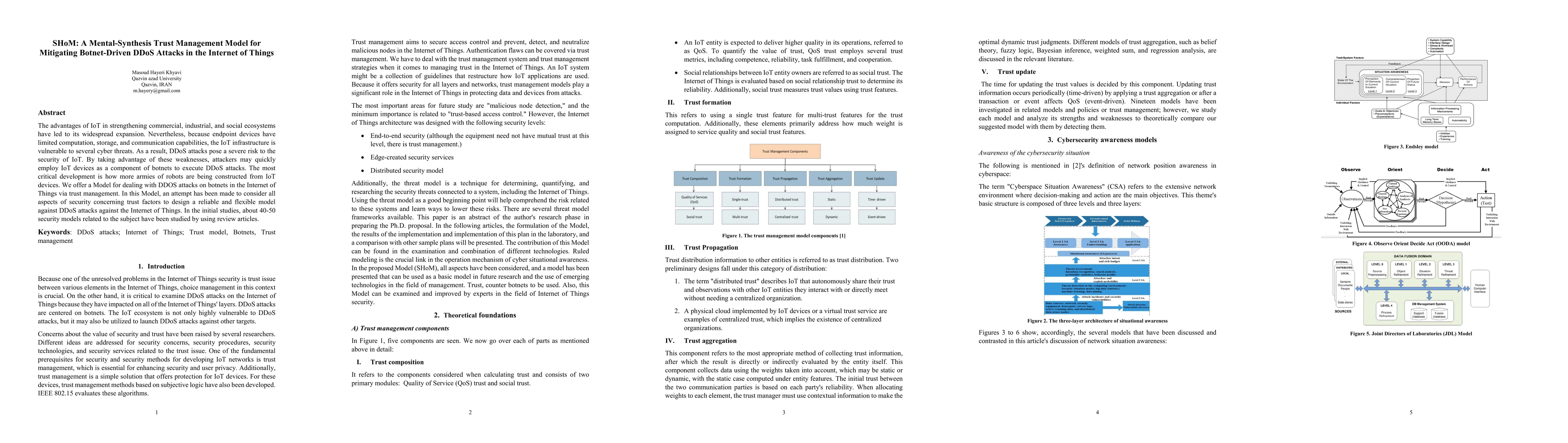 Thumbnail for SHoM: A Mental-Synthesis Trust Management Model for Mitigating
  Botnet-Driven DDoS Attacks in the Internet of Things