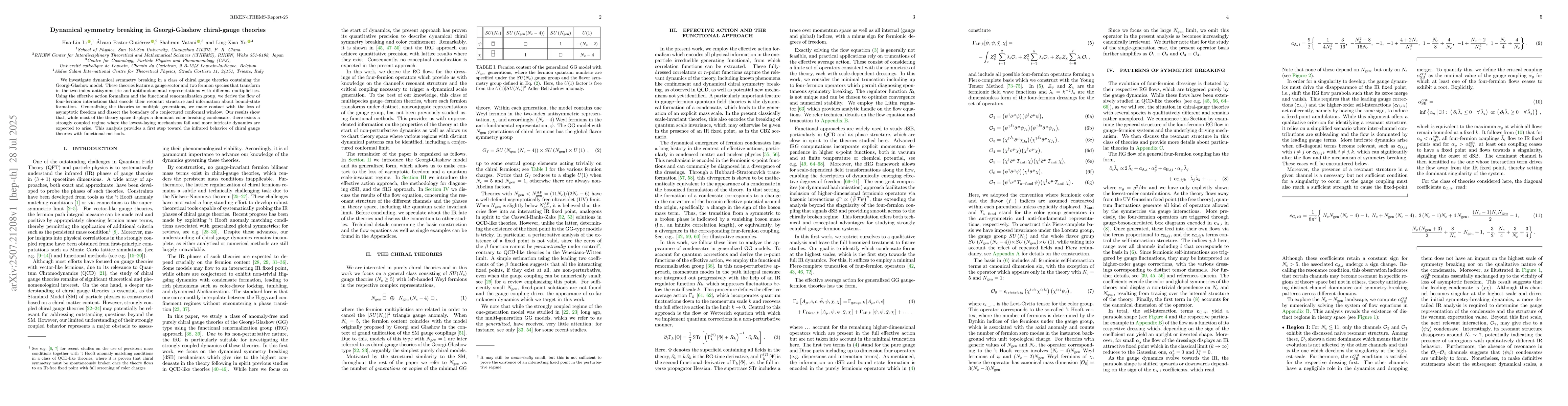 Thumbnail for Dynamical symmetry breaking in Georgi-Glashow chiral-gauge theories