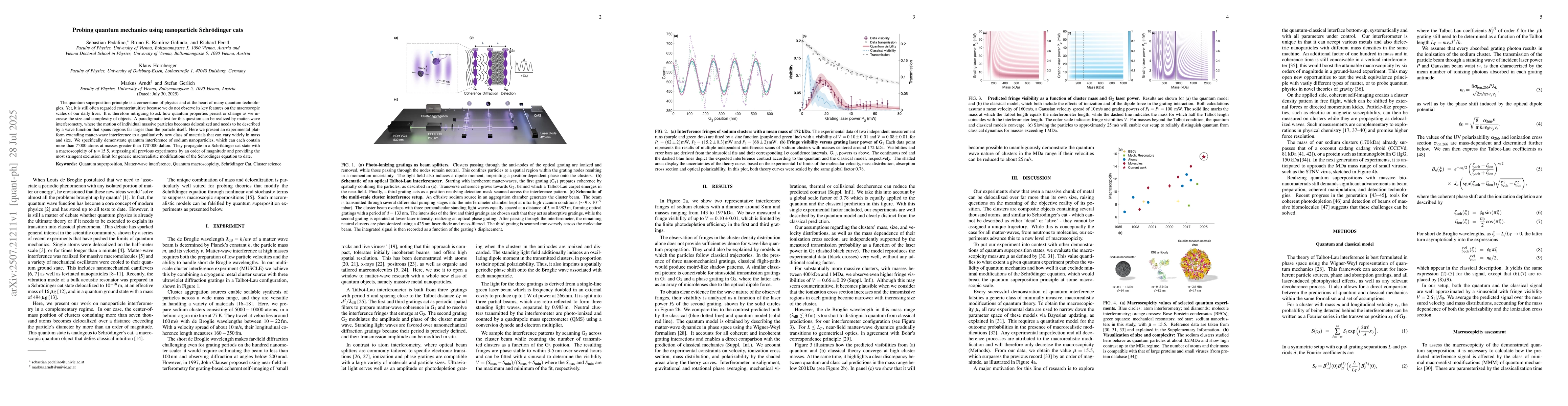 Thumbnail for Probing quantum mechanics using nanoparticle Schrödinger cats
