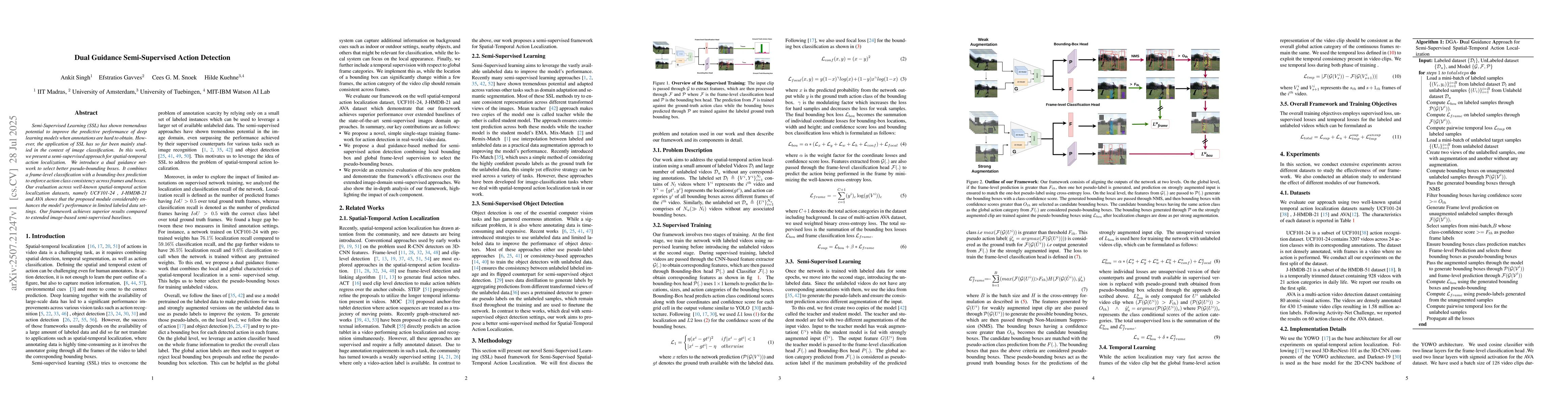 Thumbnail for Dual Guidance Semi-Supervised Action Detection