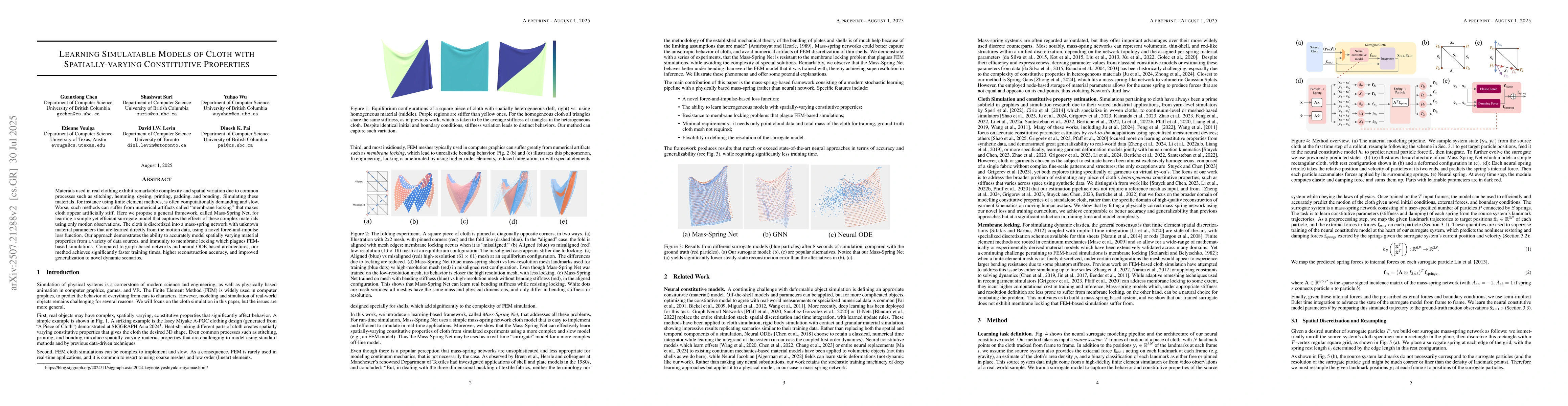 Thumbnail for Learning Simulatable Models of Cloth with Spatially-varying Constitutive
  Properties