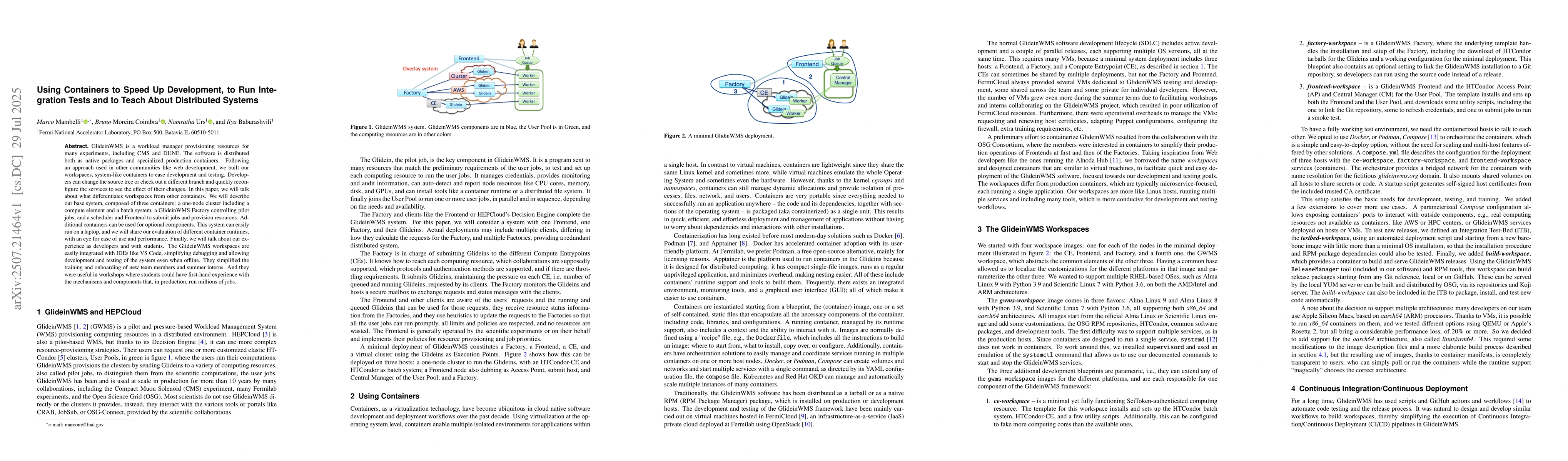 Thumbnail for Using Containers to Speed Up Development, to Run Integration Tests and
  to Teach About Distributed Systems